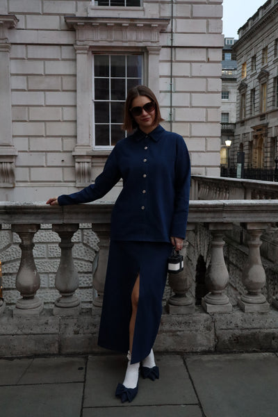 トップス MM6 Oversized Denim Long Sleeve Shirt MM6 MAISON MARGIELA Oversized Denim Shirt | Holt Renfrew