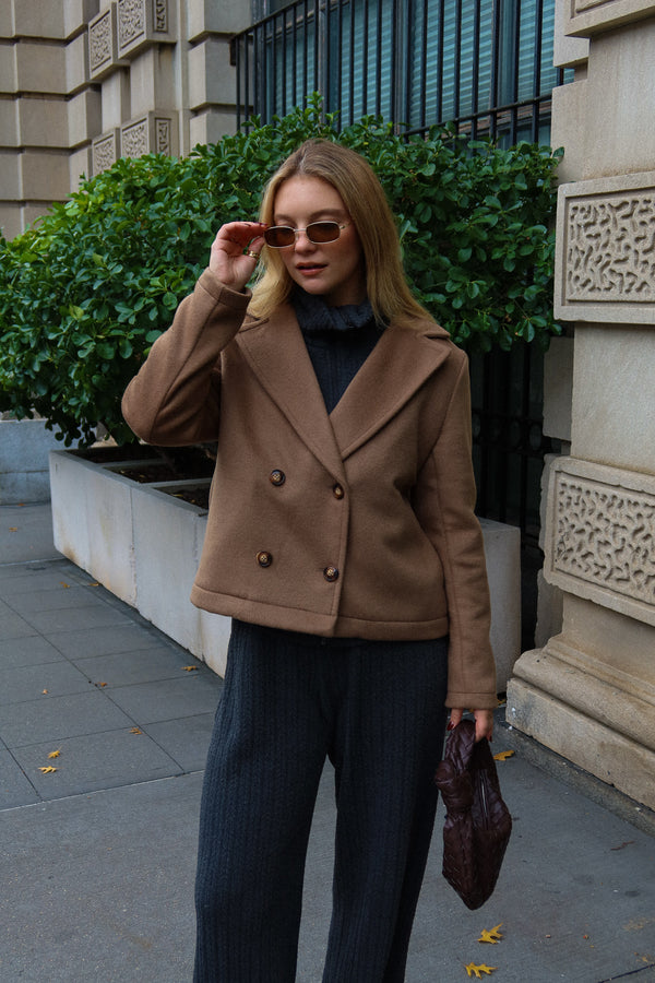 Manteau court - Caramel