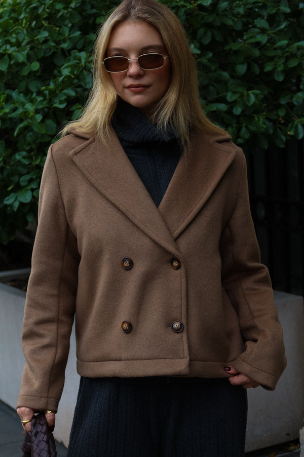 Manteau court - Caramel