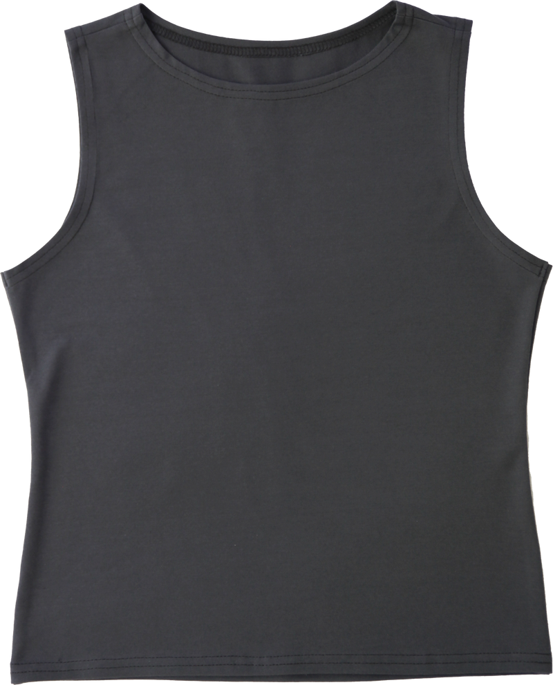 Camisole - Charcoal cotton
