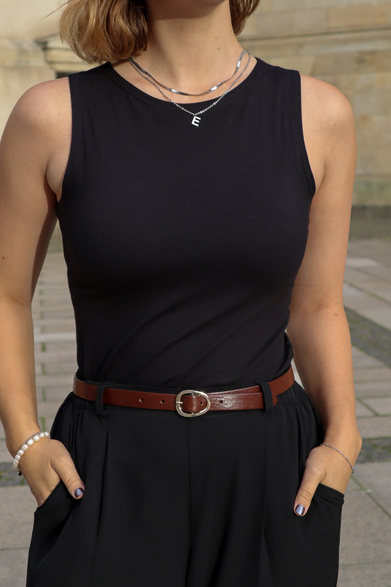 Camisole - Coton noir