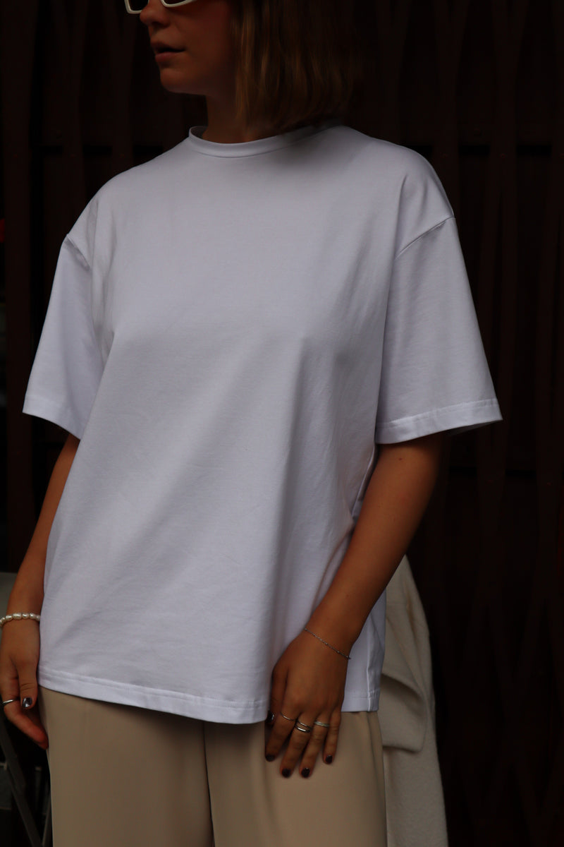 T-Shirt ample - Coton blanc
