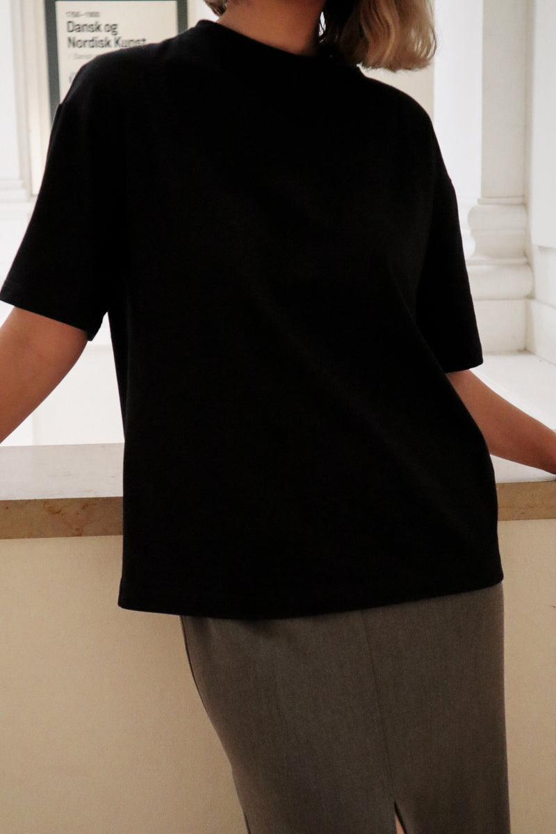 T-Shirt ample - Coton noir