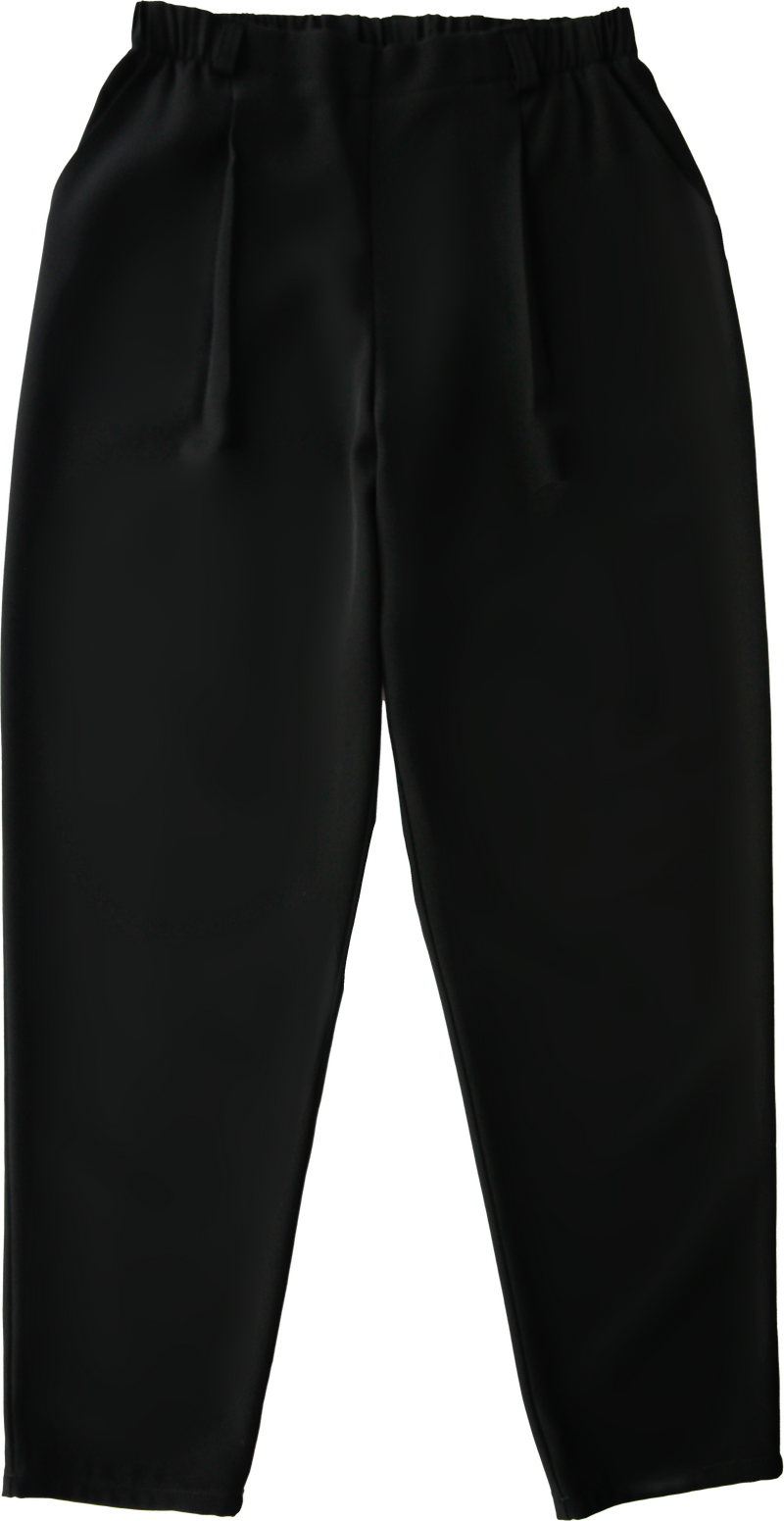 Mom pants with pleats - Black 