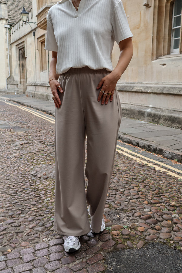 Pantalon droit - Greige